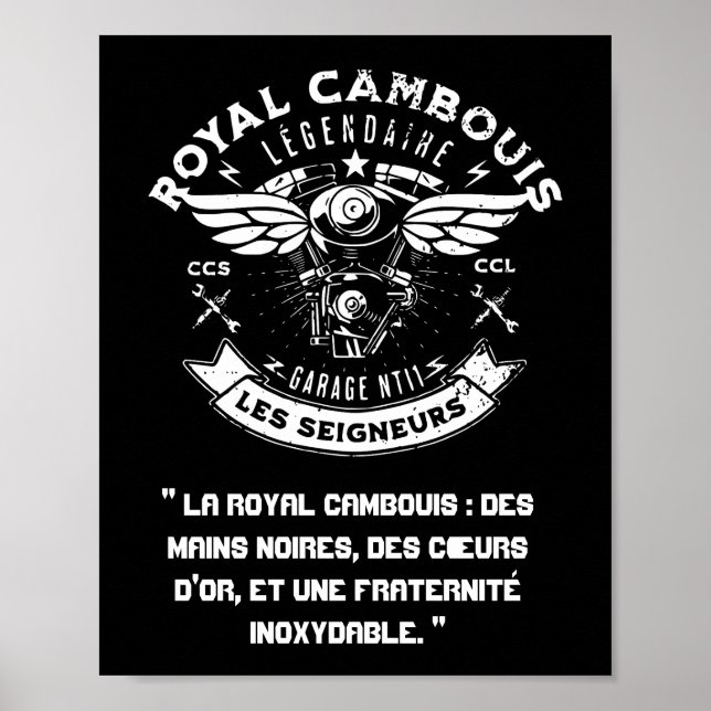Poster, ROYAL CAMBOUIS  Papier poster (mat) (Devant)