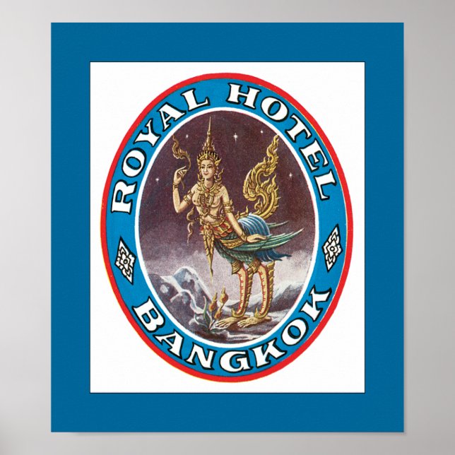 Poster Royal Hotel Bangkok (Devant)