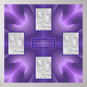 Poster Royal Purple Delft 2