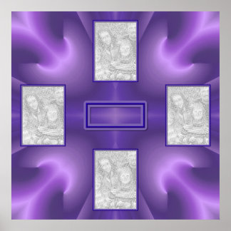 Poster Royal Purple Delft 2