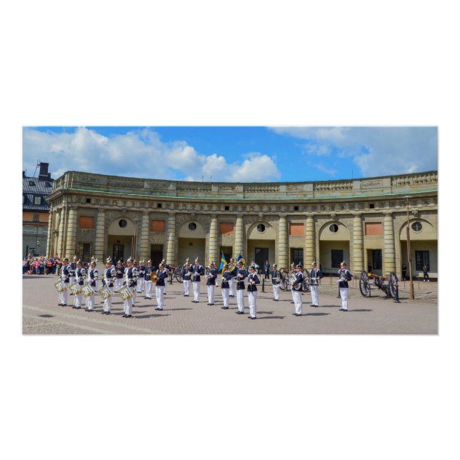 Poster Royal Swedish Army Band, Stockholm, Suède (Devant)