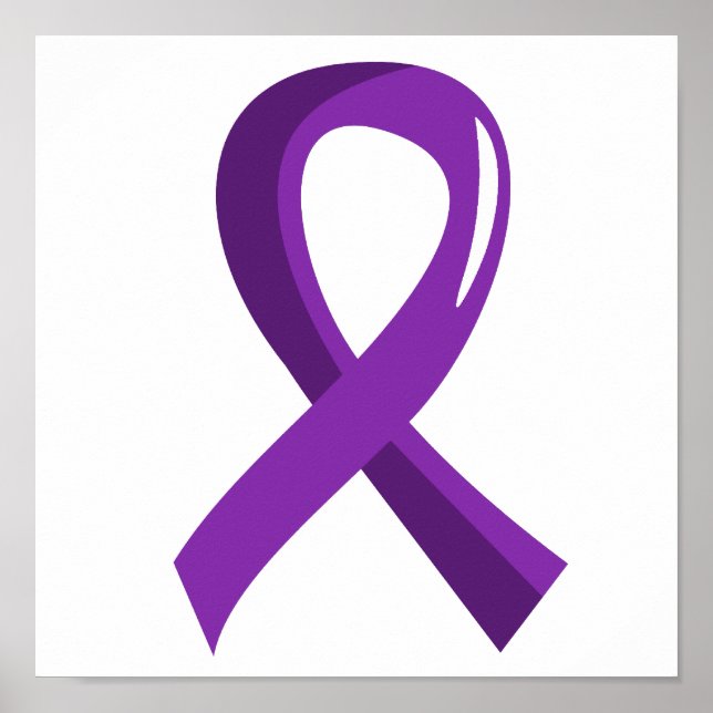 Poster Ruban violet Lupus 3 (Devant)