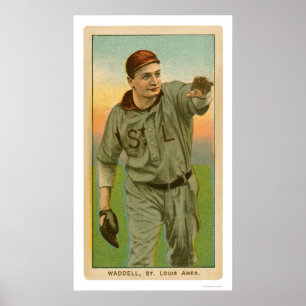Poster Rube Waddell Baseball 1909