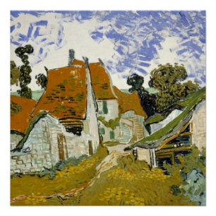 Poster Rue à Auvers-sur-Oise Vincent  van Gogh 