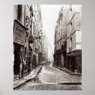 Poster Rue Aumaire, rue Volta, Paris, 1858-78