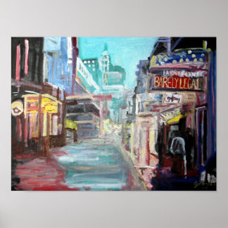 Poster Rue Bourbon