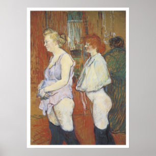 Poster Rue des Moulins : Inspection Médicale, 1894