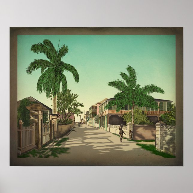 Poster Rue Est À Nassau (Devant)