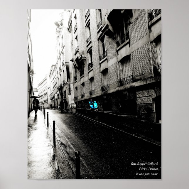 Poster Rue Royer-Collard, Paris France (Devant)