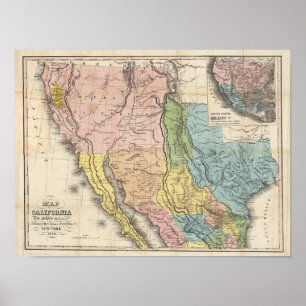 Poster Ruée vers l'or en Californie