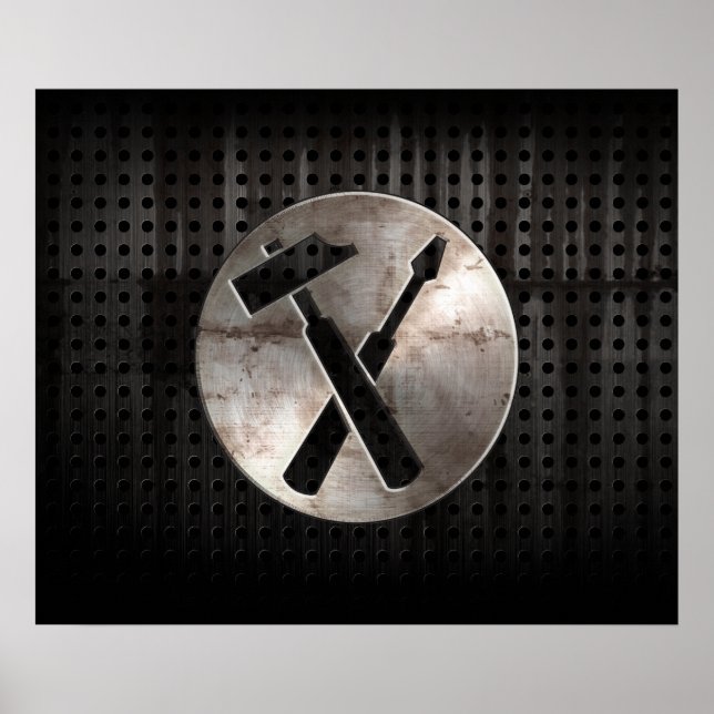 Poster Rugged Carpenter Tools (Devant)