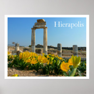 Poster Ruines d'Hierapolis, Turquie