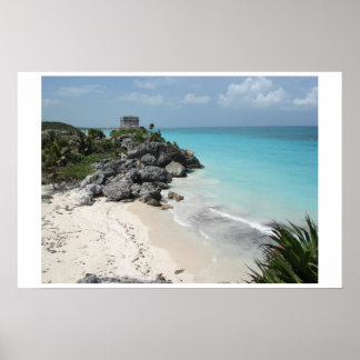 Poster Ruines mayas de Tulum