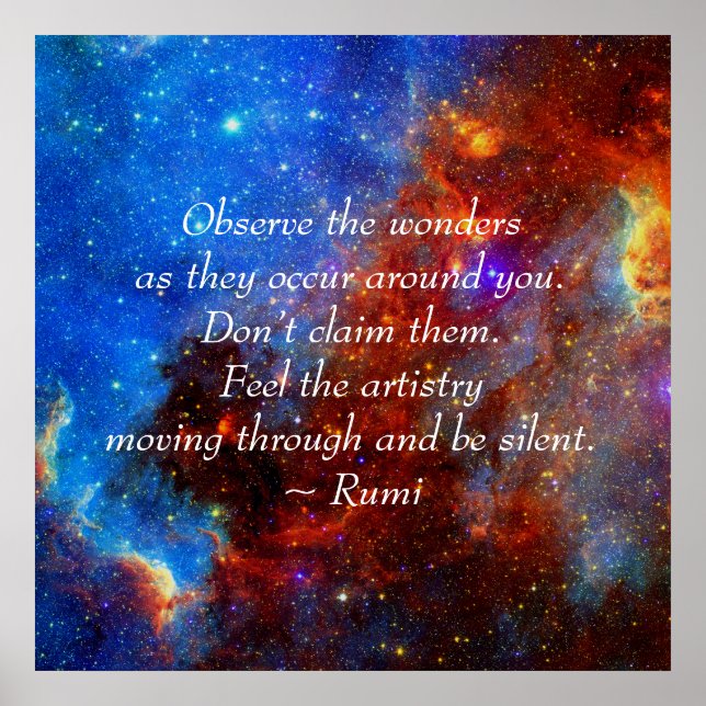 Poster Rumi Les merveilles (Devant)