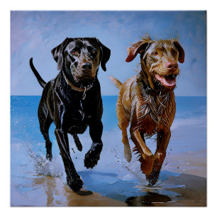 Poster "Run Free, Run Together" Beachside Best Buddies