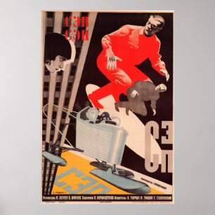 Poster russe avant-gardiste