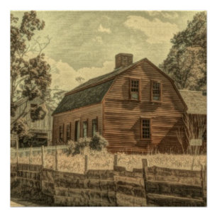 Poster Russe Ouest Pays Ferme Chic Red Grange