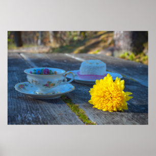 Poster rustique de la nature morte