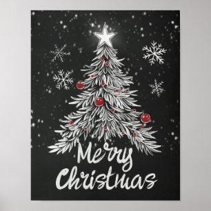 Poster Rustique Joyeux Noël