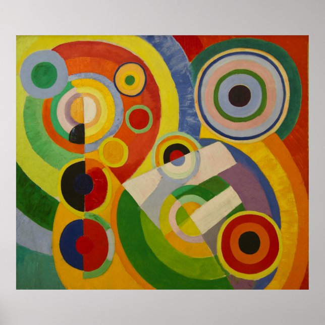 Poster Rythme Joie de vivre par Robert Delaunay 1930 (Devant)