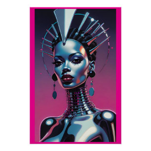 Poster Sa beauté était indissociable