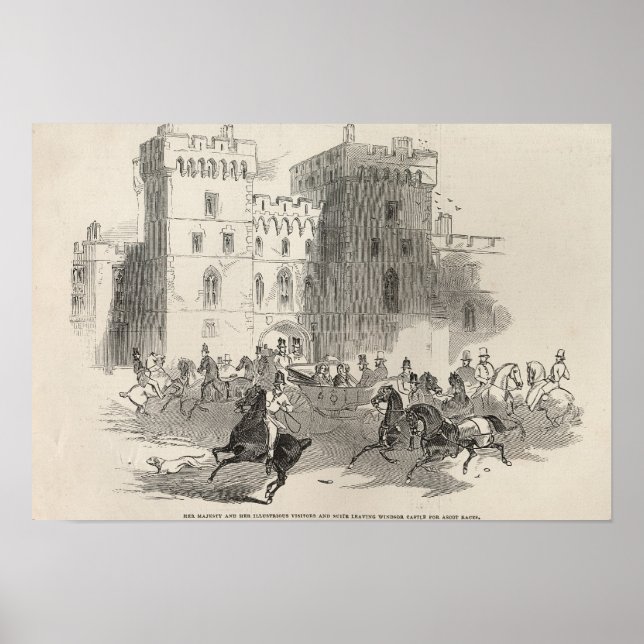 Poster Sa Majesté et ses illustres visiteurs (Devant)
