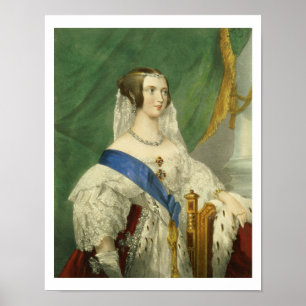 Poster Sa Majesté la plus gracieuse, reine Victoria (1819
