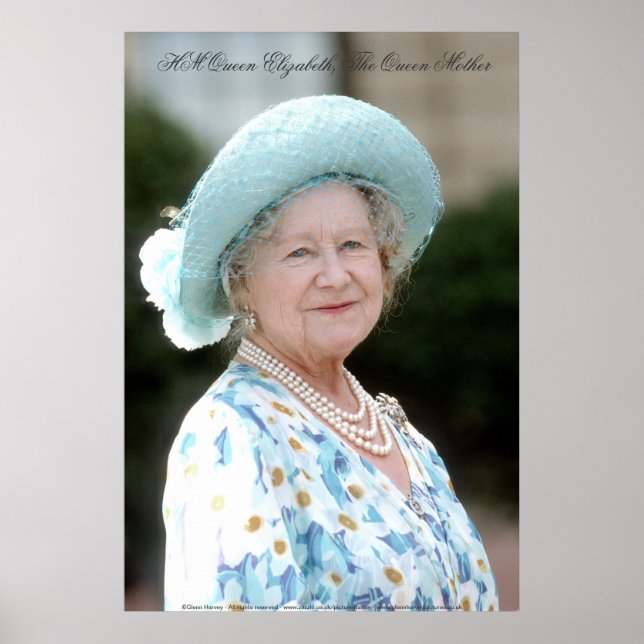 Poster Sa Majesté la reine Elizabeth, la reine mère (Devant)