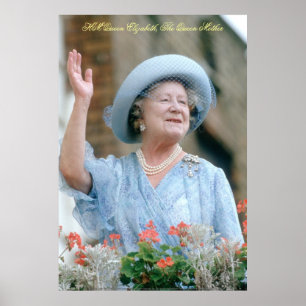 Poster Sa Majesté la reine Elizabeth, la reine mère