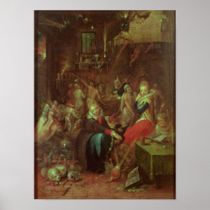 Poster Sabbat des sorcières, 1606