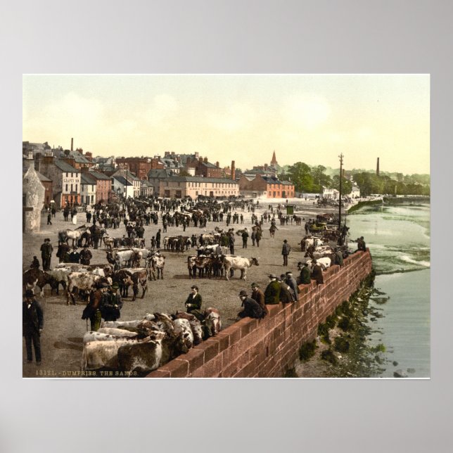 Poster Sables, Dumfries, Ecosse (Devant)