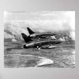 Poster Sabre F-100 superbe