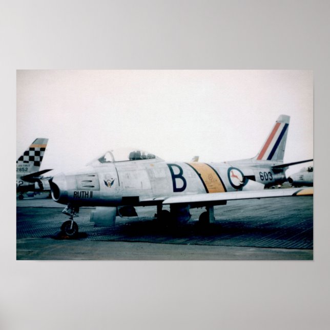 Poster Sabre F-86 (Devant)