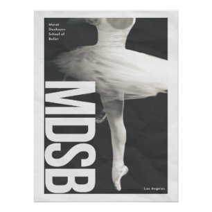 Poster Sac cabas d'affiche de danseur