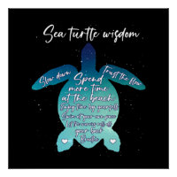 Sagesse de la tortue marine Amour de la tortue mar
