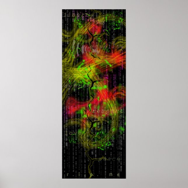 Poster Sagesse psychédélique (Devant)