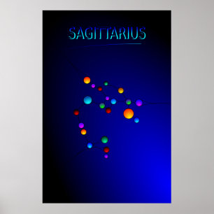 Poster Sagittarius Constellation