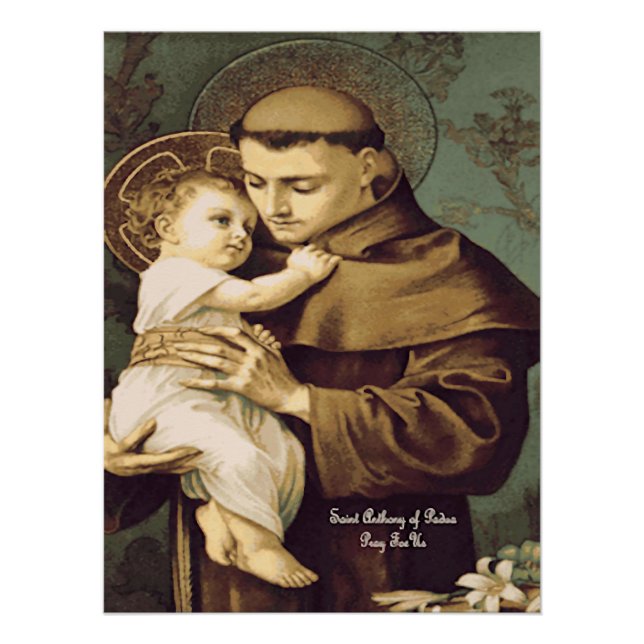 Poster Saint Antoine de Padoue (Devant)