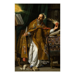 Poster Saint Augustin d'Hippone