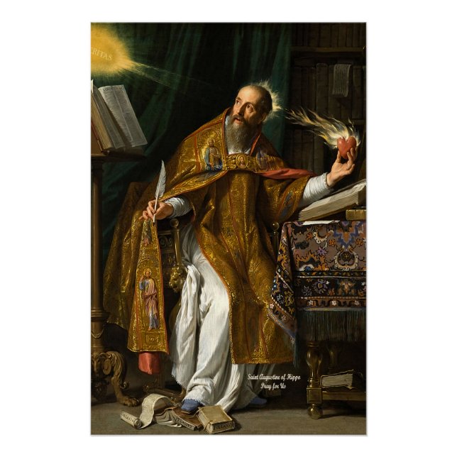 Poster Saint Augustin d'Hippone (Devant)
