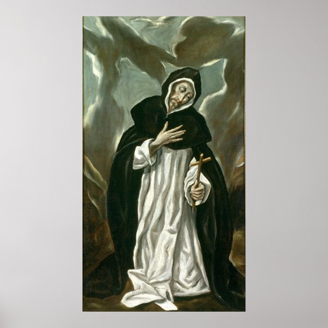 Poster Saint Dominique de Guzman (Devant)