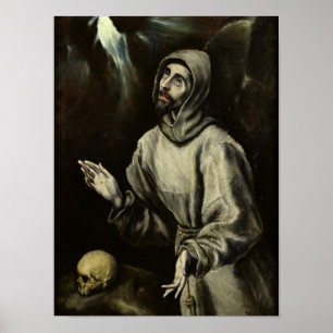 Poster Saint François d'Assise