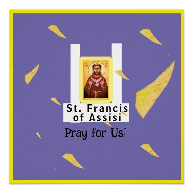 Poster Saint François d'Assise (Devant)