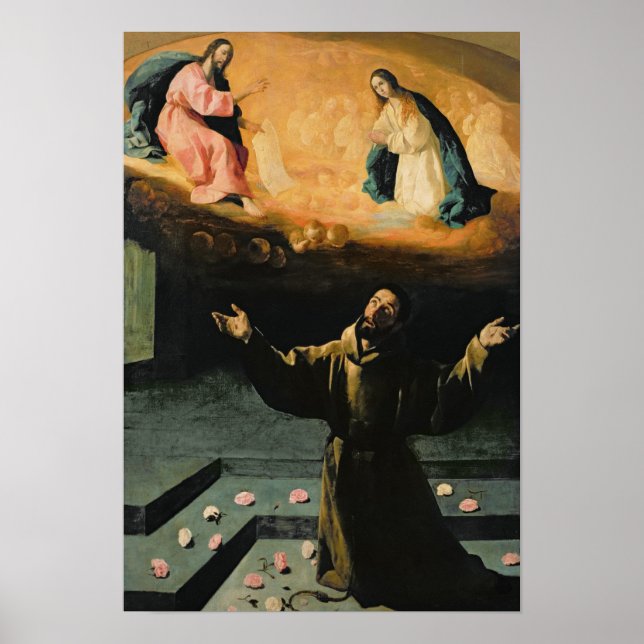 Poster Saint François d'Assise, le miracle des Rose (Devant)