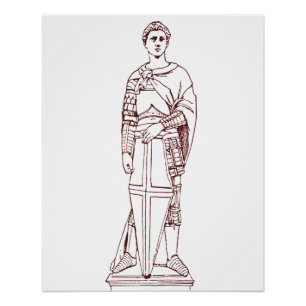 Poster Saint George de Donatello - Sculpture de la Renais