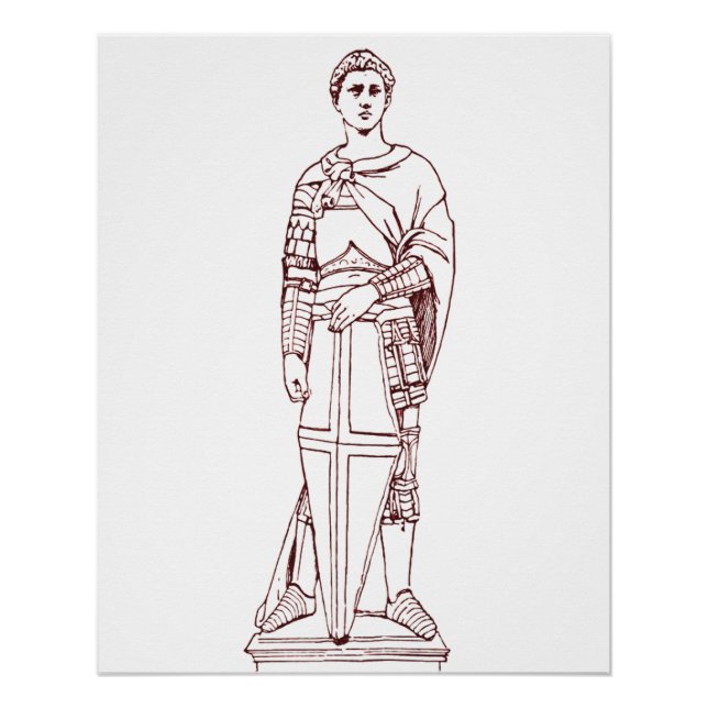 Poster Saint George de Donatello - Sculpture de la Renais (Devant)