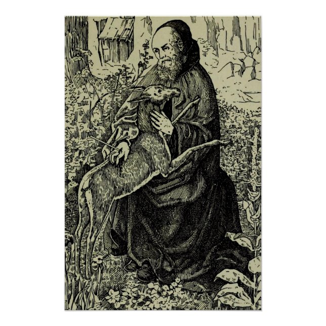 Poster Saint Giles l'ermite (Devant)
