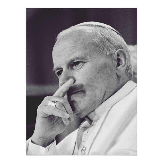 Poster Saint Jean Paul II le Grand Communicateur Beaux-Ar (Devant)