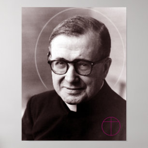 Poster Saint Josemaría Escrivá