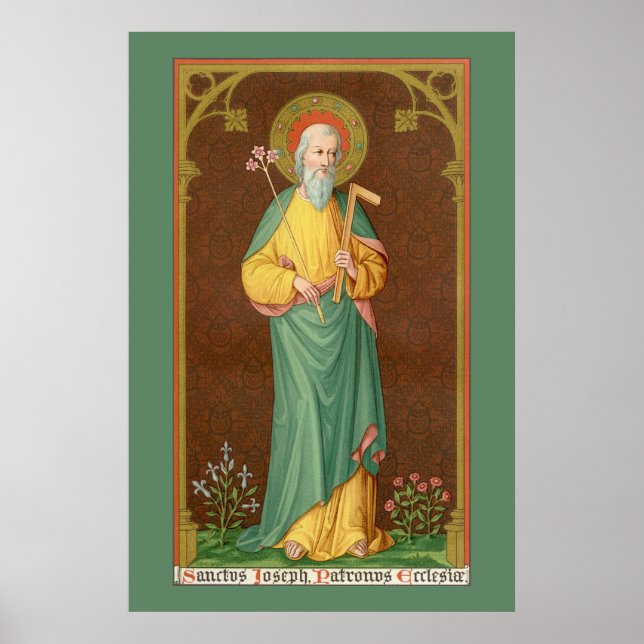 Poster Saint Joseph, Patron de l'Église (SAU 35) (Devant)